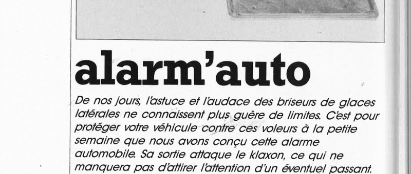 Alarm`auto