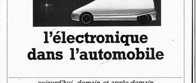 L`électronique dans l`automobile