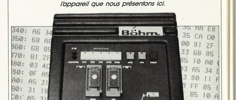 Programmateur d`EPROM autonome