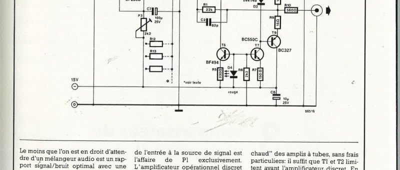 Mélangeur à dynamique élevée