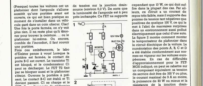 Temporisateur de plafonnier 1