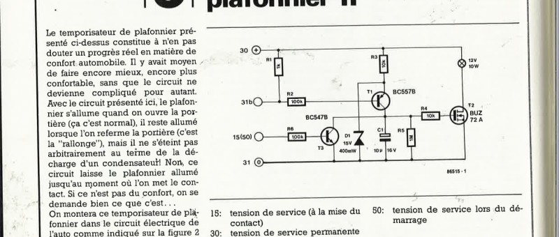 Temporisateur de plafonnier 2