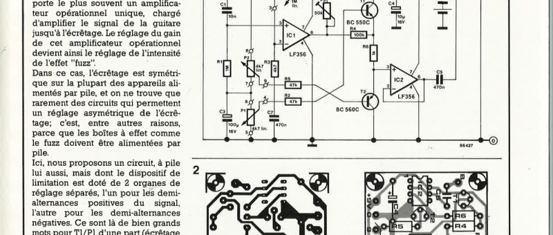 Fuzz pour guitare