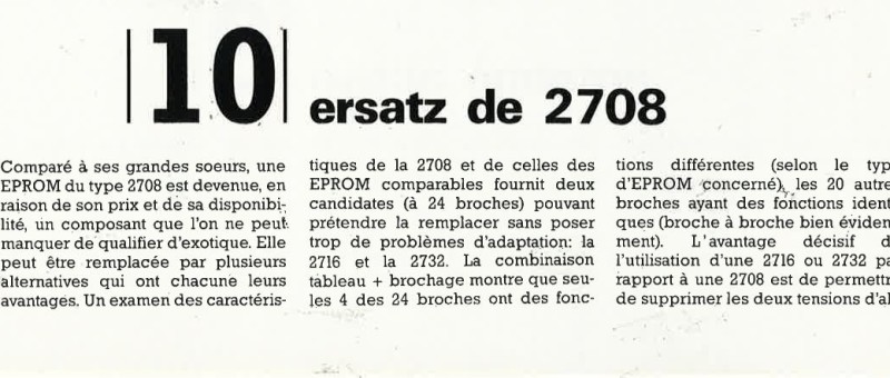 Ersatz de 2708