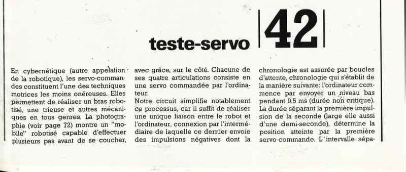 Teste-servo