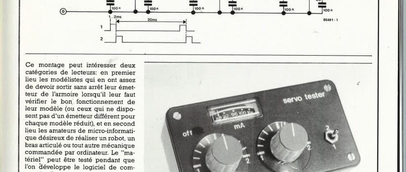 Testeur de servo-commande