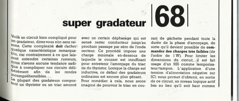 Super gradateur