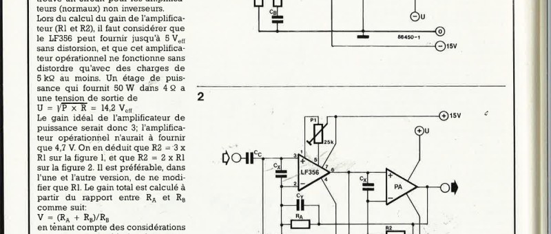 Amélioration d`étages de puissance