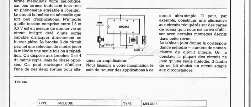 Mélodie à trois c·omposants