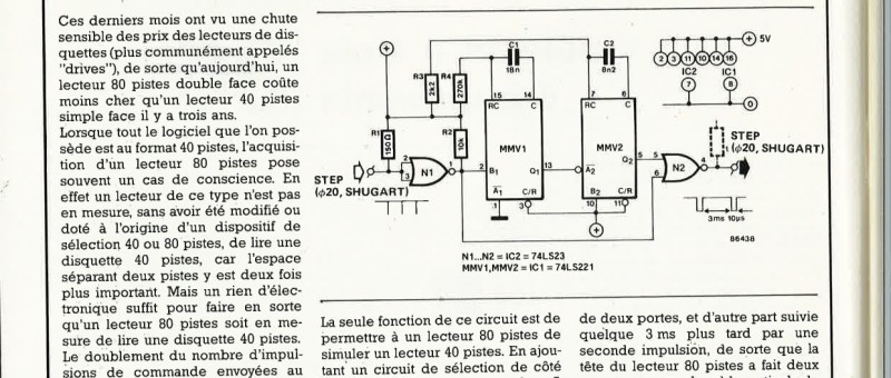 De 80 à 40 pistes