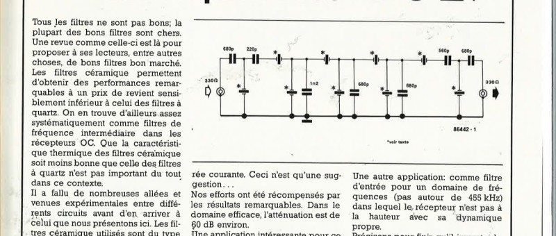 Filtre FI à pente raide