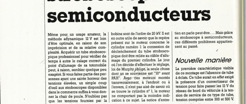 Stroboscope à semiconducteurs