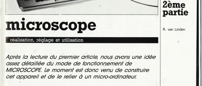 Microscope (II)