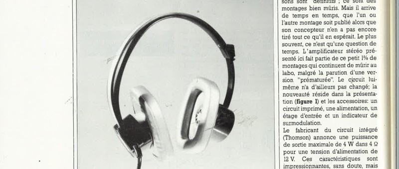 Amplificateur pour casque
