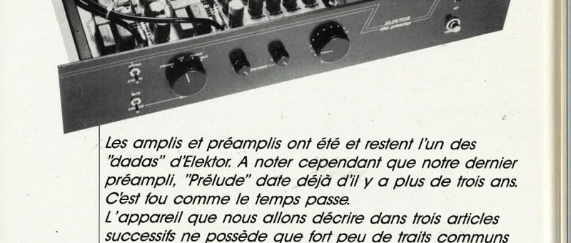 the prèamp (I)