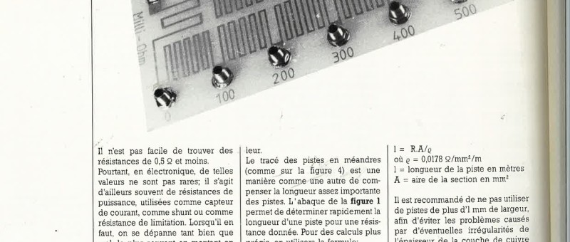 décade milli-ohmique