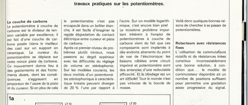 potentiomètres électroniques