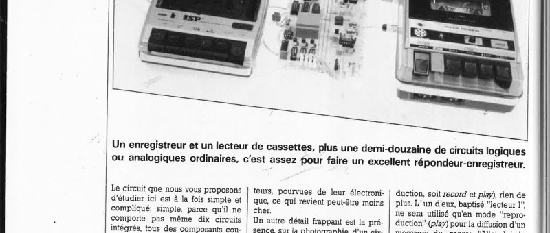 répondéur téléphonique