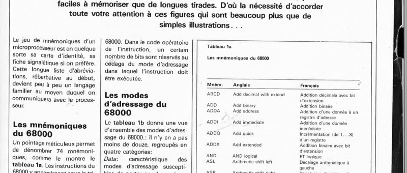 le 68000 (III)