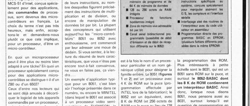 les micro-contrôleurs 8051-8052