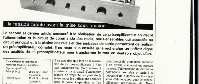 préamplificateur à tubes (II)