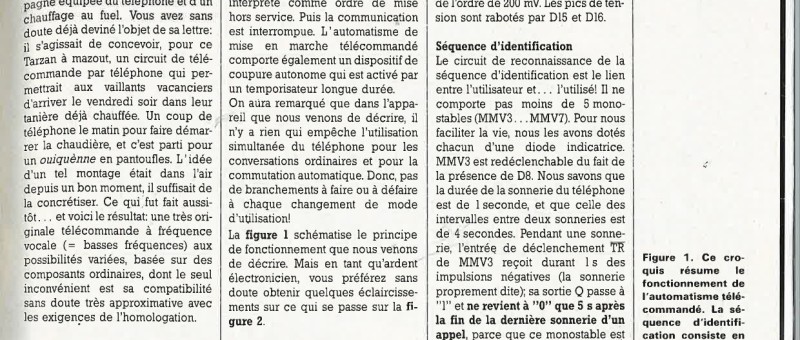 télécommande par téléphone