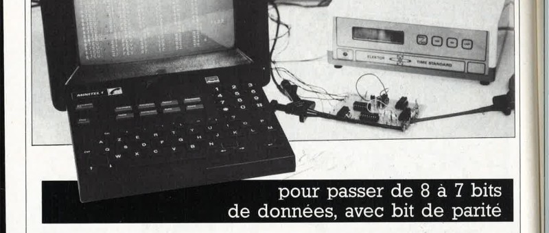 convertisseur de format sériel pour MINITEL