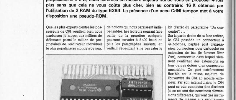 16 K de pseudo -ROM pour C64