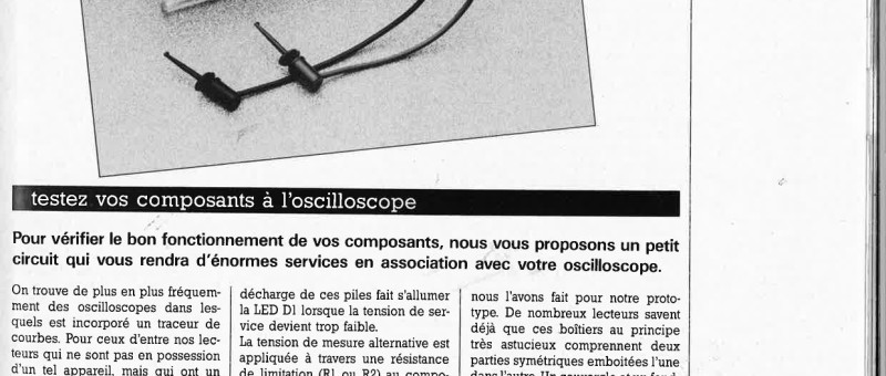 testeur de composants