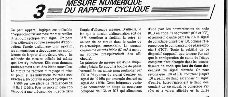 mesure numérique du rapport cyclique