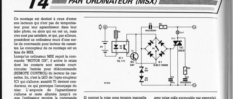 agrandisseur commandé par ordinateur (MSX)