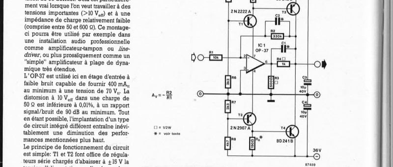 amplificateur opérationnel "gonflé"