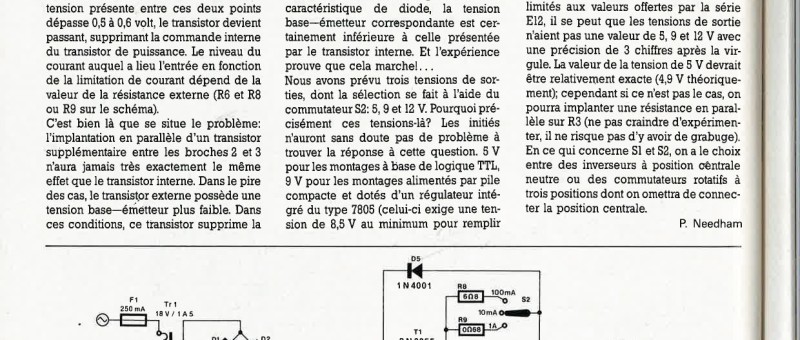 723 avec indication du niveau de courant