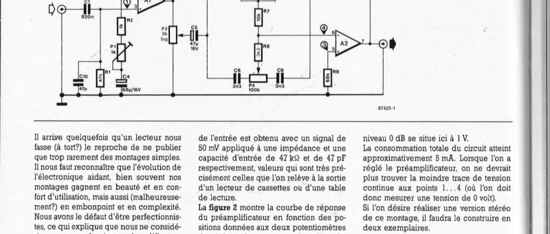 préamplificateur sans prétention
