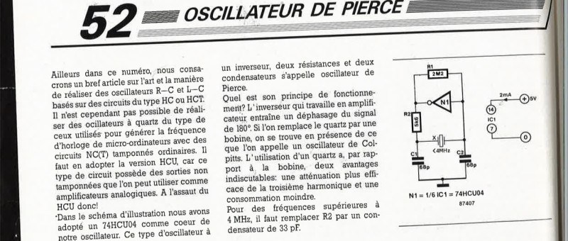 oscillateur de Pierce