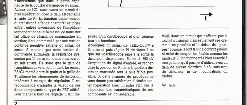 compresseur pour guitare