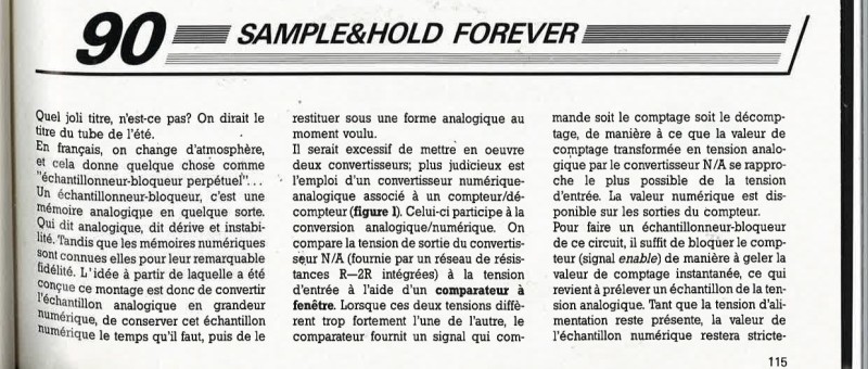 sample & hold forever