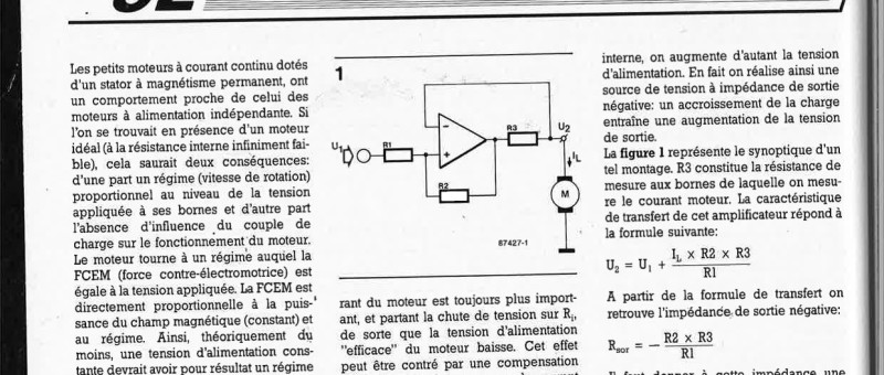 régulation de régime astucieuse
