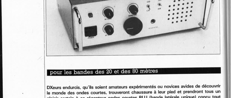 récepteur Ondes-Courtes BLU
