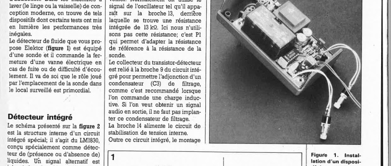 détecteur de fluide