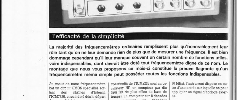 fréquencemètre à 5 fonctions