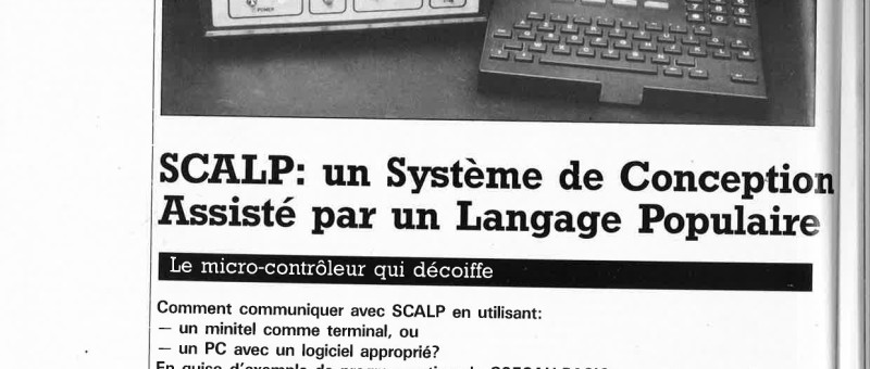 SCALP • 8052AH-BASIC (2ème partie)