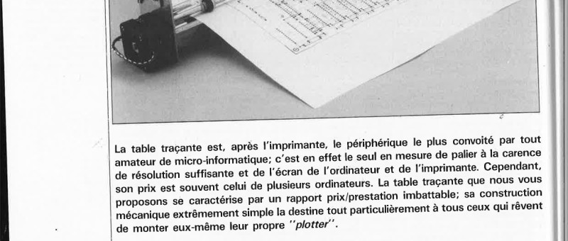 table traçante