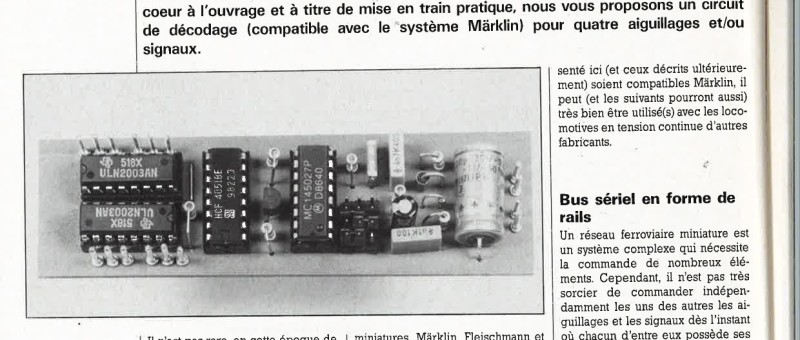 décodeur d`aiguillag s et/ou de signaux