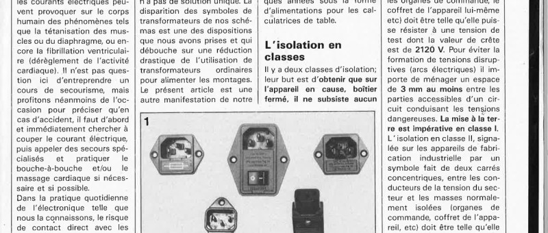 L`ELECTRONIQUE ET VOTRE SECURITE
