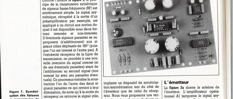 AMPLIFICATEUR DE SYMETRISATION