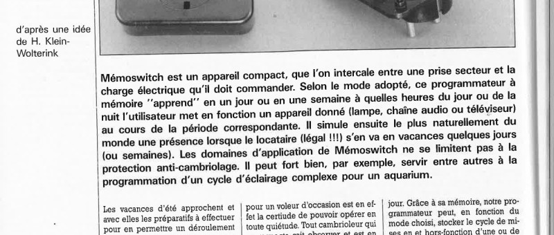 MEMOSWITCH