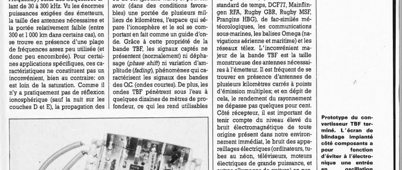 CONVERTISSEUR TBF & BF