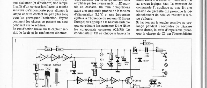 INTERRUPTEUR SENSITIF