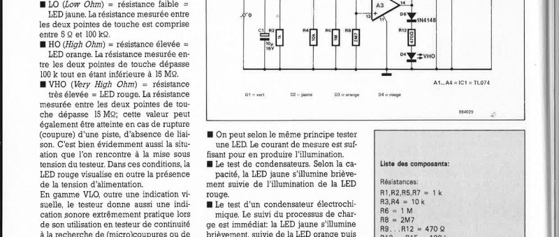 TESTEUR (DE CONTINUITÉ) UNIVERSEL